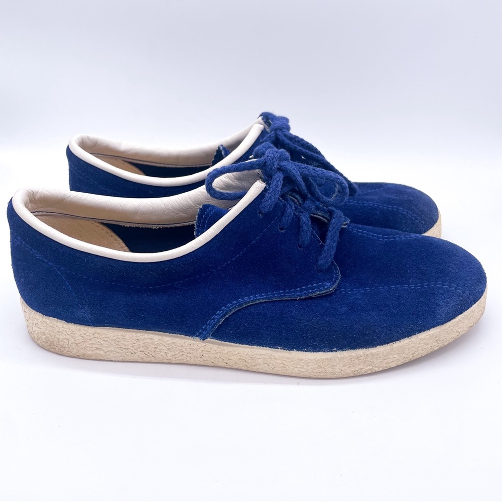 Nokia Finland Vintage Sport-Terit Blue Suede Sneakers